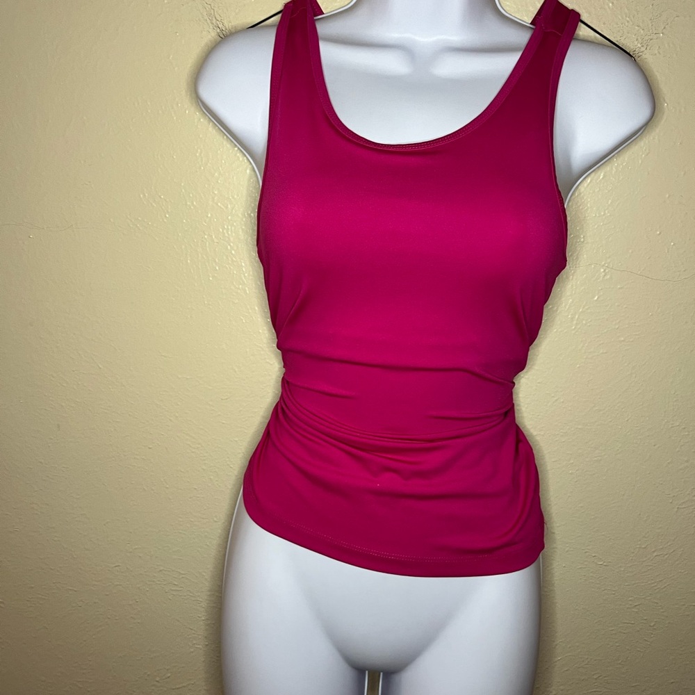 Multicolored Fitted Sleeveless Tank Top
